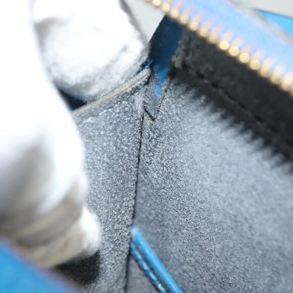 LOUIS VUITTON Epi Riviera Hand Bag Blue M48185 LV Auth 137894 - Picture 14 of 16